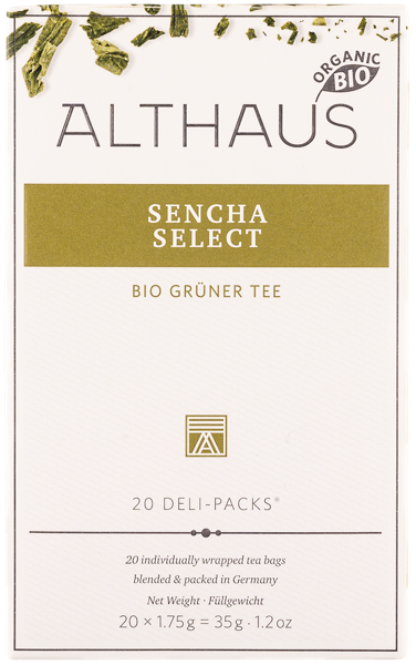 Чай зеленый Альтхаус Сенча изысканная Хансеатик Ти кор, 20*1,75 г