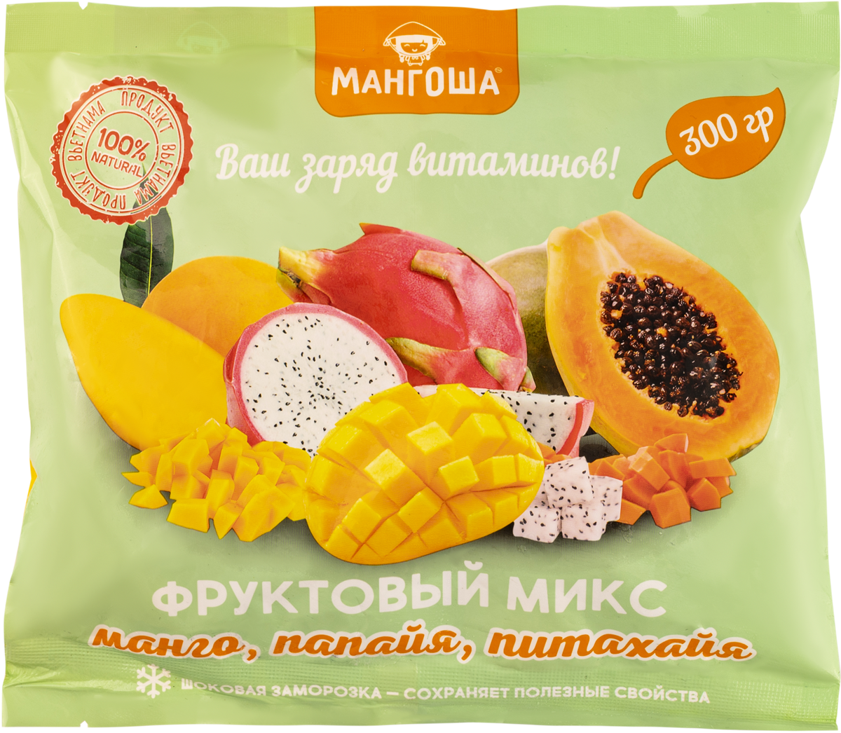 385 ₽. Фрукты замороженные Мангоша <b>манго</b> <b>папайя</b> питахайя Лао виет фудс комп...