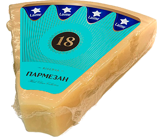 Сыр 40% твердый Лайме пармезан гран ризерва 18 Версия  