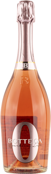 Вино игристое розовое игристое Безалкогольное боттега зеро розе Боттега с/б, 0,75 л