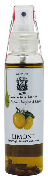 Масло оливковое спрей Марчези из Лацио с лимоном Марчези п/б, 100 мл