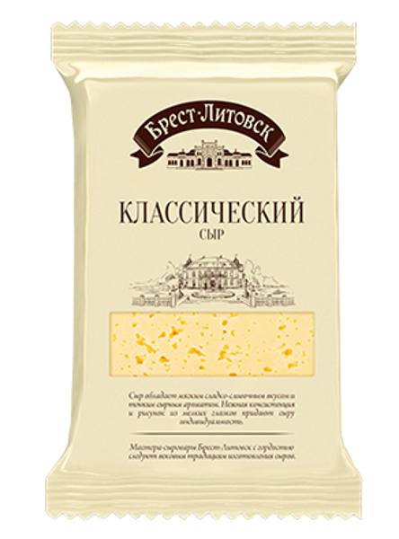 Сыр 45% Брест-Литовск Савушкин продукт м/у, 200 г